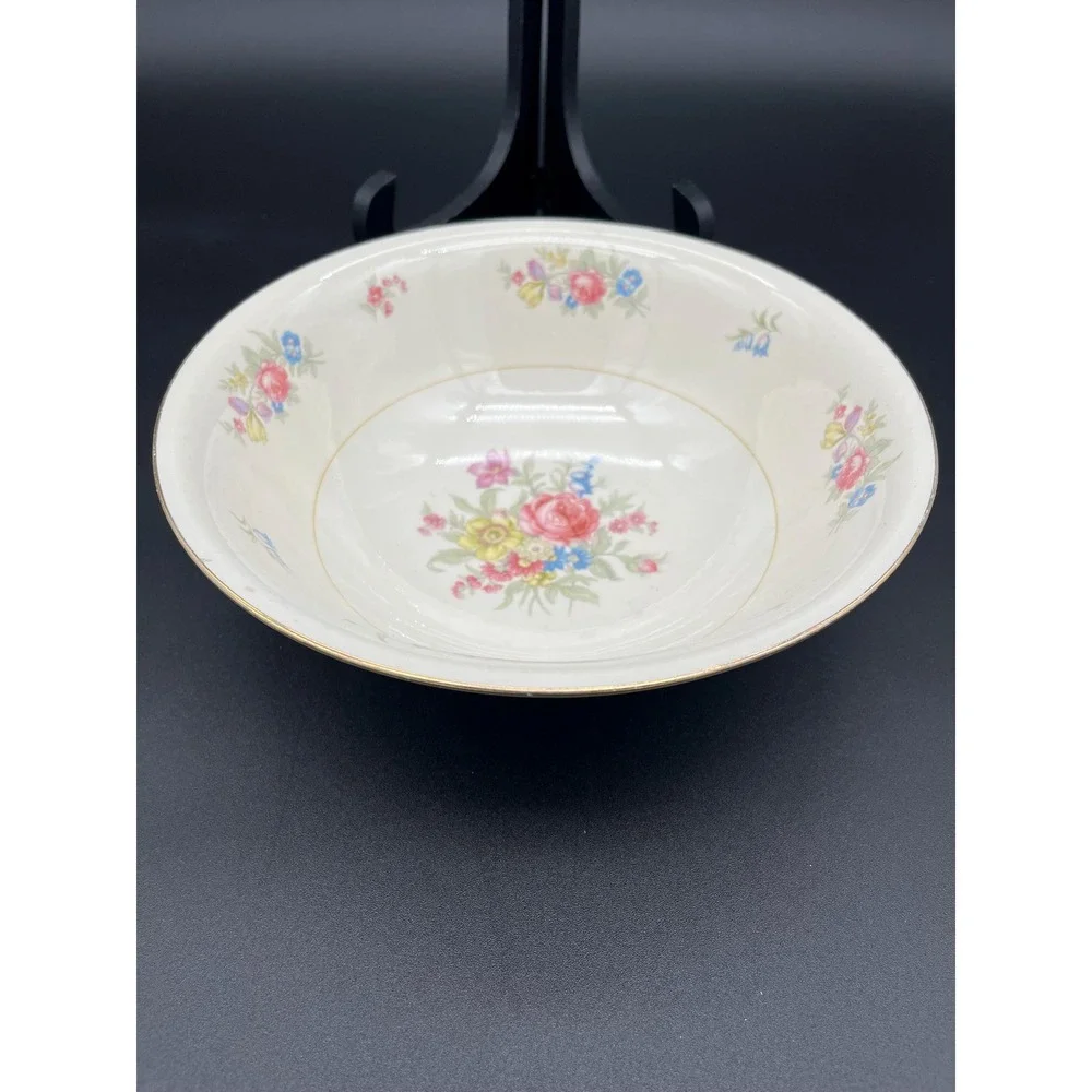 Serving Bowl Dresden Homer Laughlin Eggshell Nautilus